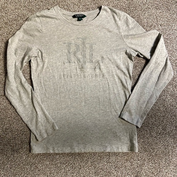 Lauren by Ralph lauren graphic long sleeve tee - Picture 1 of 5